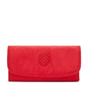 Kipling Money Land Snap Wallet Portefeuille Rood | NL 1022HA